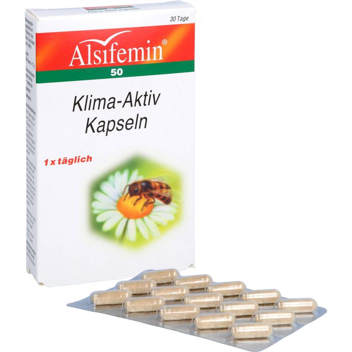 ALSIFEMIN 50 Klima-Aktiv m.Soja 1x1 Kapseln