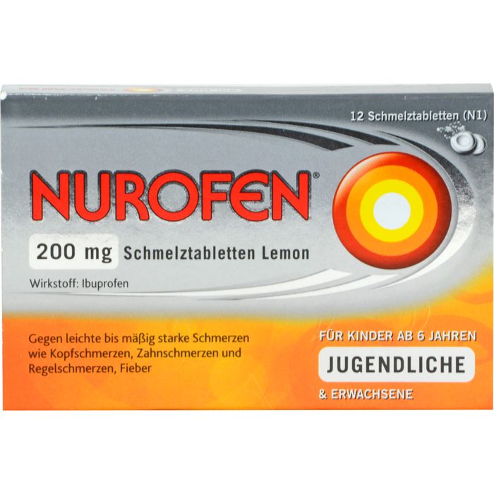 NUROFEN 200 mg Schmelztabletten Lemon