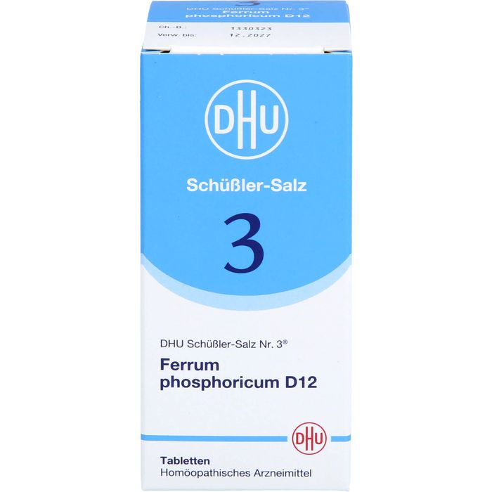 BIOCHEMIE DHU 3 Ferrum phosphor.D 12 Tabletten