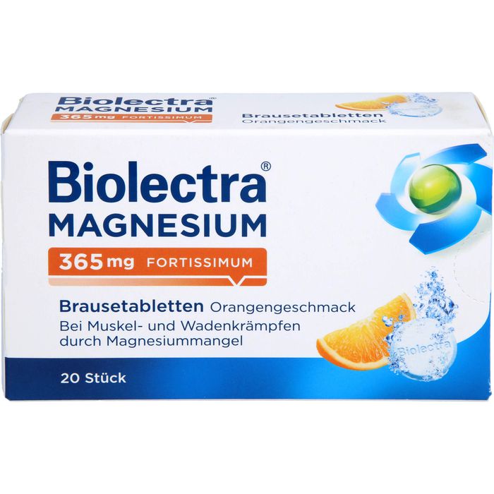 BIOLECTRA Magnesium 365 mg fortissimum Orange