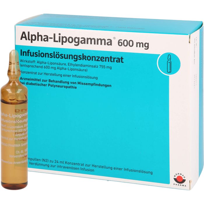 ALPHA-LIPOGAMMA 600 mg Infusionslsg.-Konzentrat