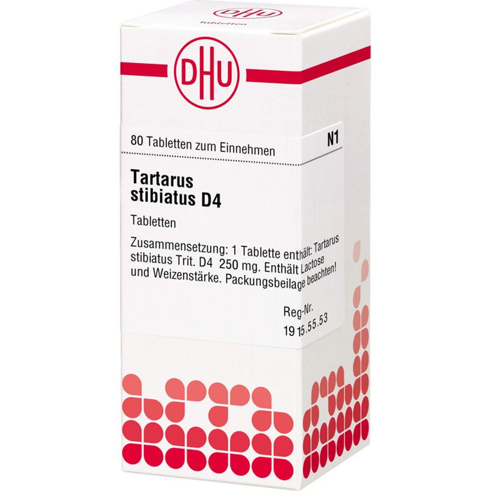 TARTARUS STIBIATUS D 4 Tabletten