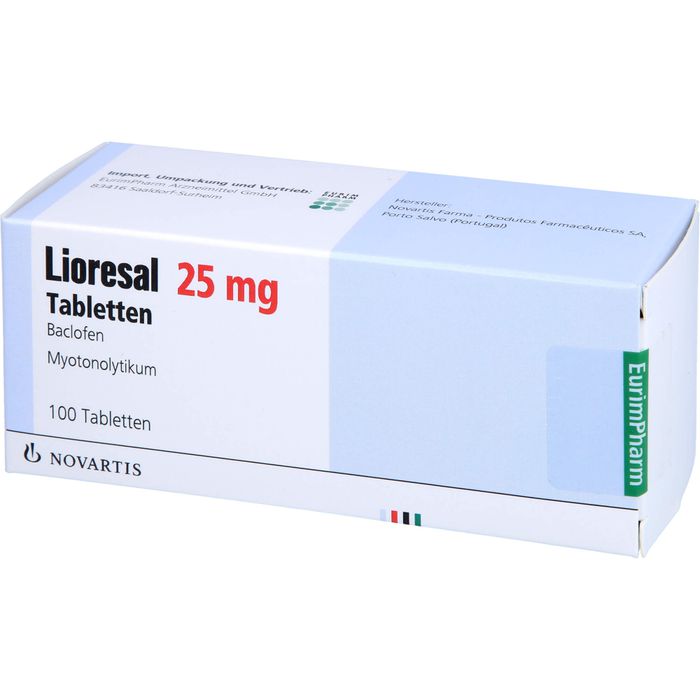 Lioresal de 25 mg