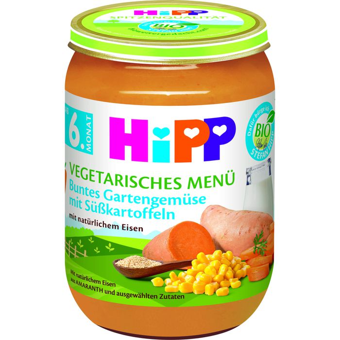 HIPP Menü veg.Gartengemüse m.Süßkartoffeln