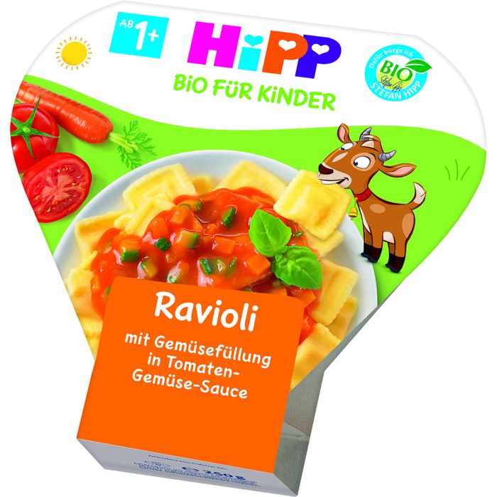 HIPP Kinder Bio Ravioli m.Tomaten Gemüse Sauce