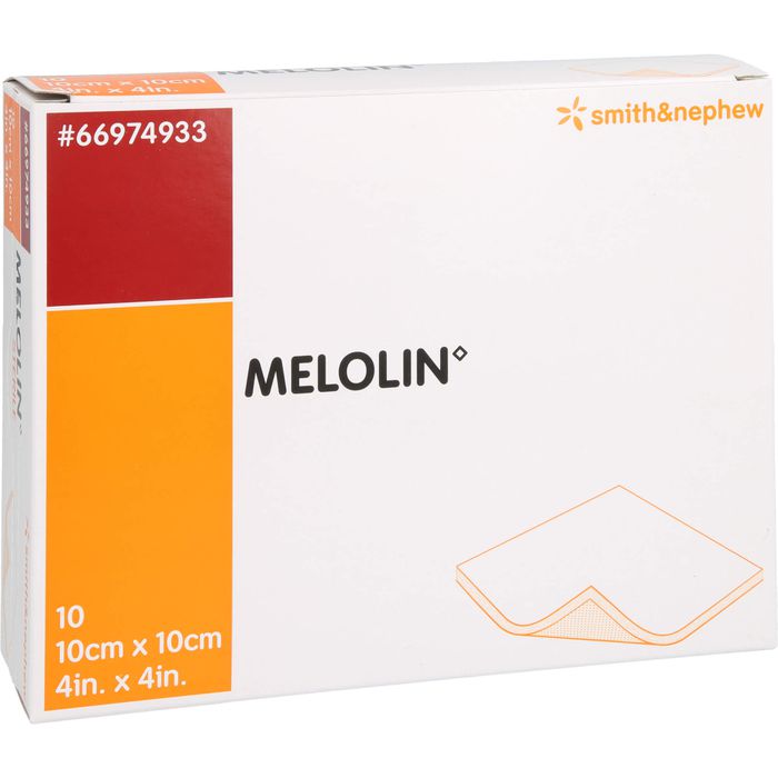 MELOLIN 10x10 cm Wundauflagen steril