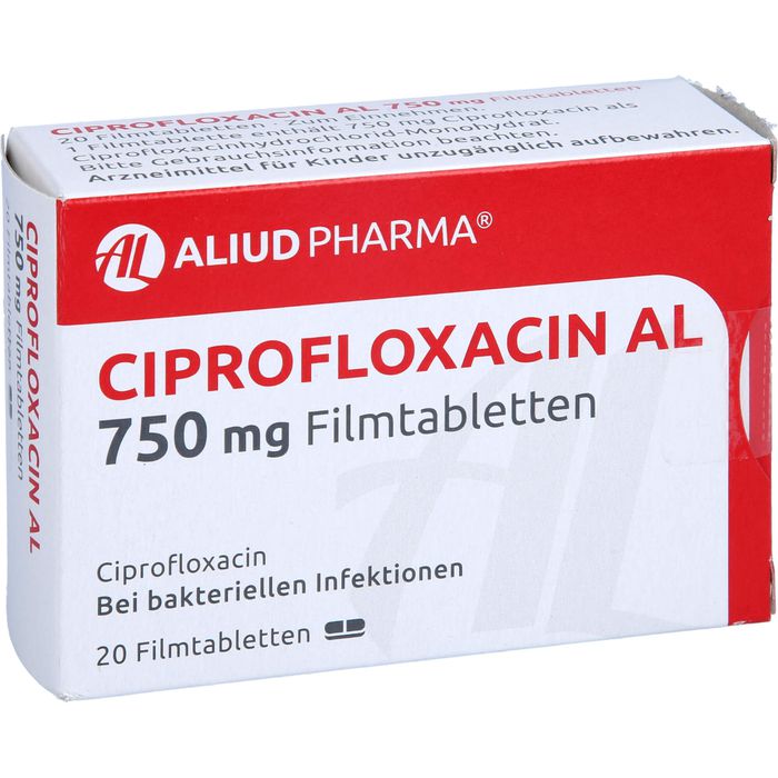 ciprofloxacin al 750 mg