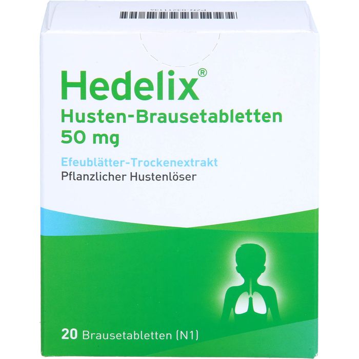 HEDELIX Husten-Brausetabletten.