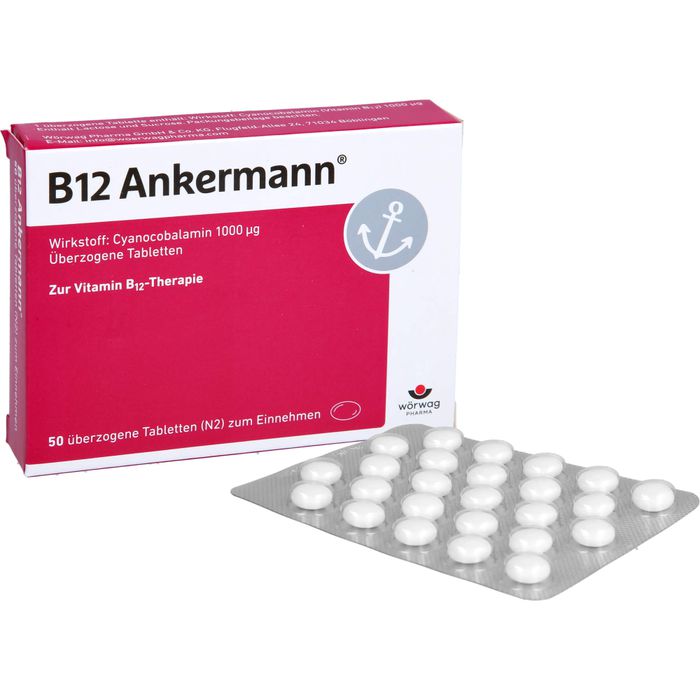 B12 ANKERMANN überzogene Tabletten, 50 St - günstig bei 