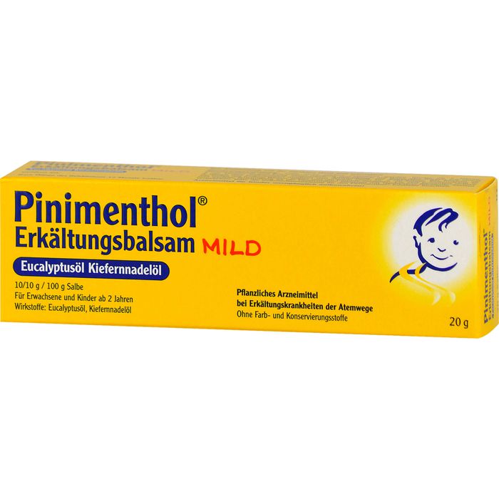 PINIMENTHOL Erkältungsbalsam mild 20 g - Husten & Halsschmerzen