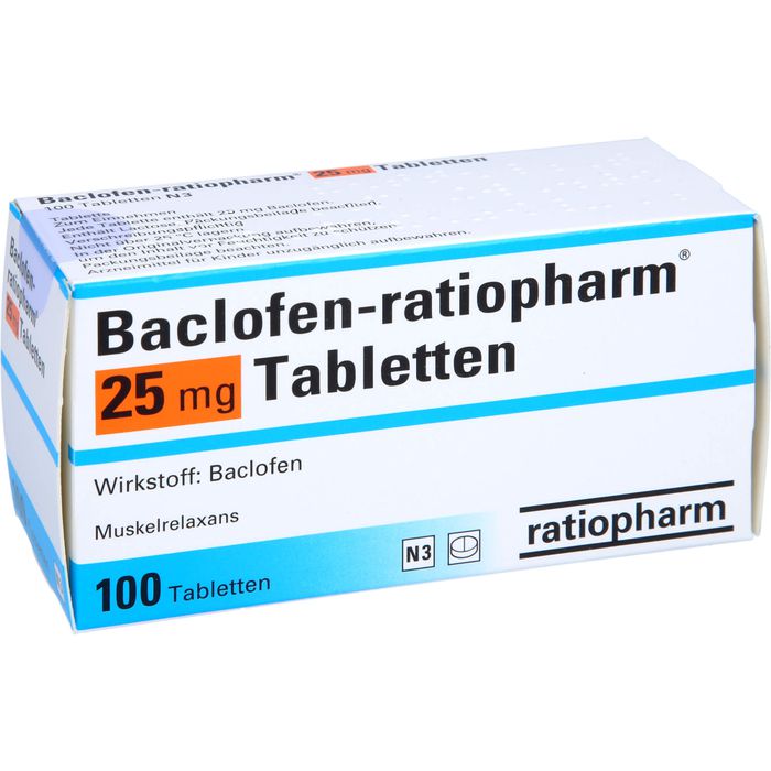 Baclofen ratiopharm 10 mg tabletten