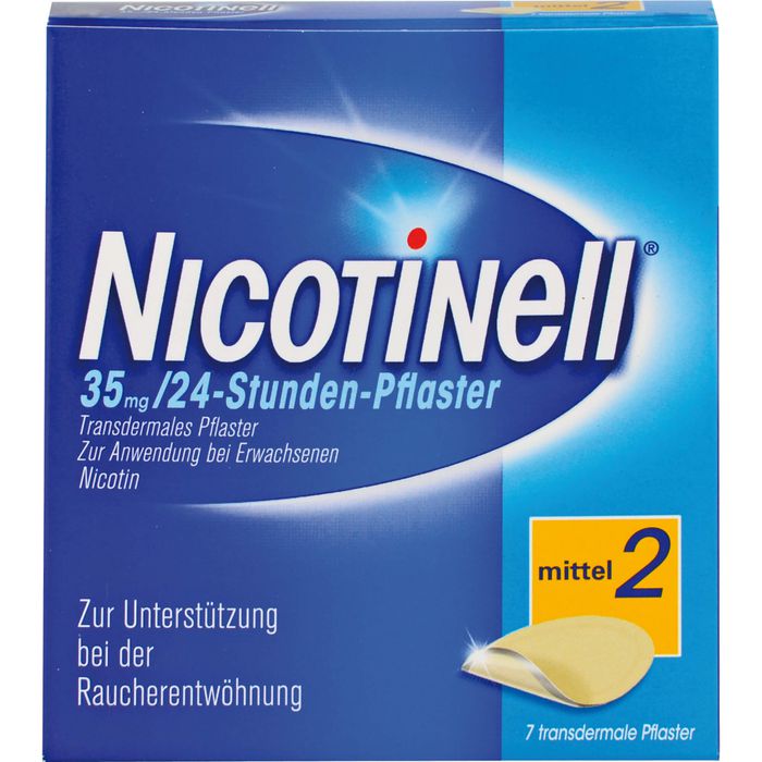Nicotinell Nikotinpflaster 35mg/TTS20 7 Stück 24, online kaufen: 27,55€,  , die Versandapotheke in Usingen