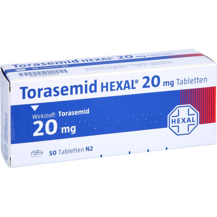 Torasemid hexal 20mg tabletten