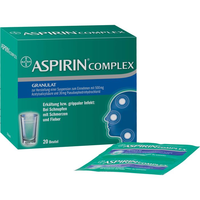 ASPIRIN COMPLEX 20  sachets met korrels