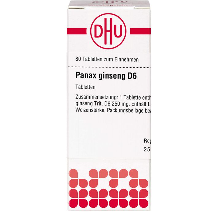PANAX GINSENG D 6 Tabletten