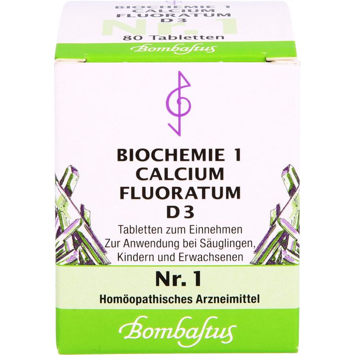 BIOCHEMIE 1 Calcium fluoratum D 3 Tabletten