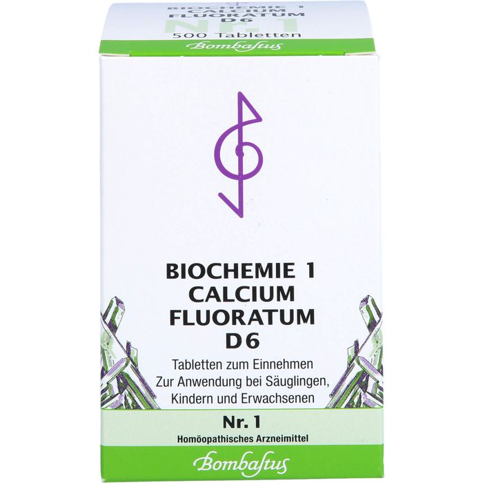 Bombastus BIOCHEMIE 1 Calcium fluoratum D 6 Tabletten