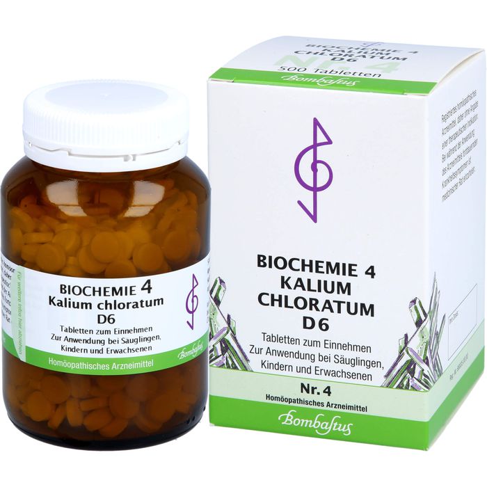 BIOCHEMIE 4 Kalium chloratum D 6 Tabletten