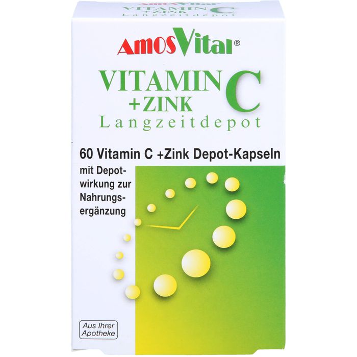 Amosvital VITAMIN C + Zink Depot Kapseln