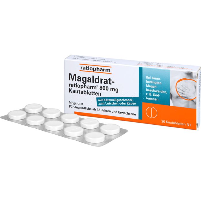 MAGALDRAT-ratiopharm 800 mg Tab