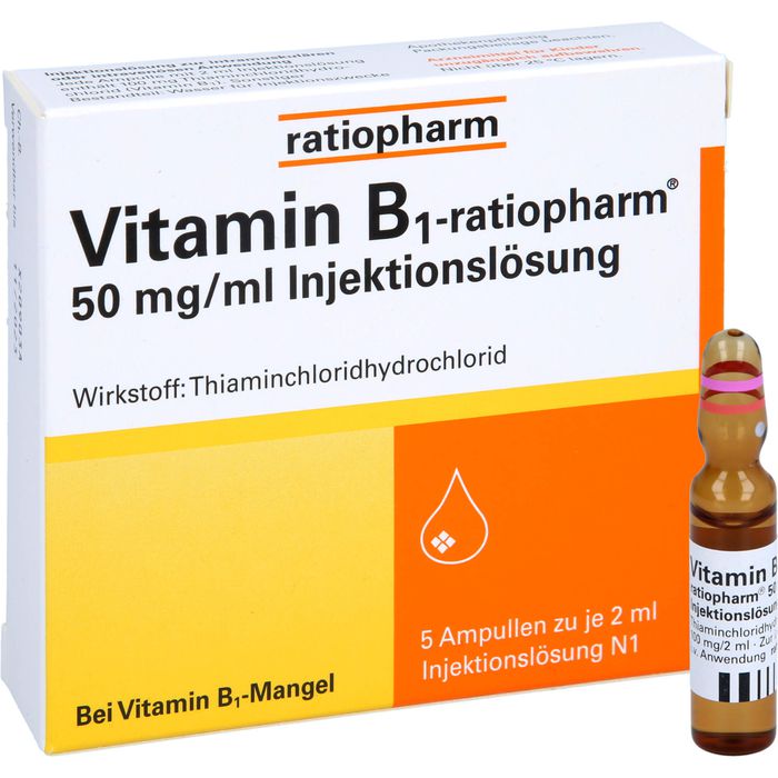 VITAMIN B1-RATIOPHARM 50 mg/ml Inj.Lsg.Ampullen