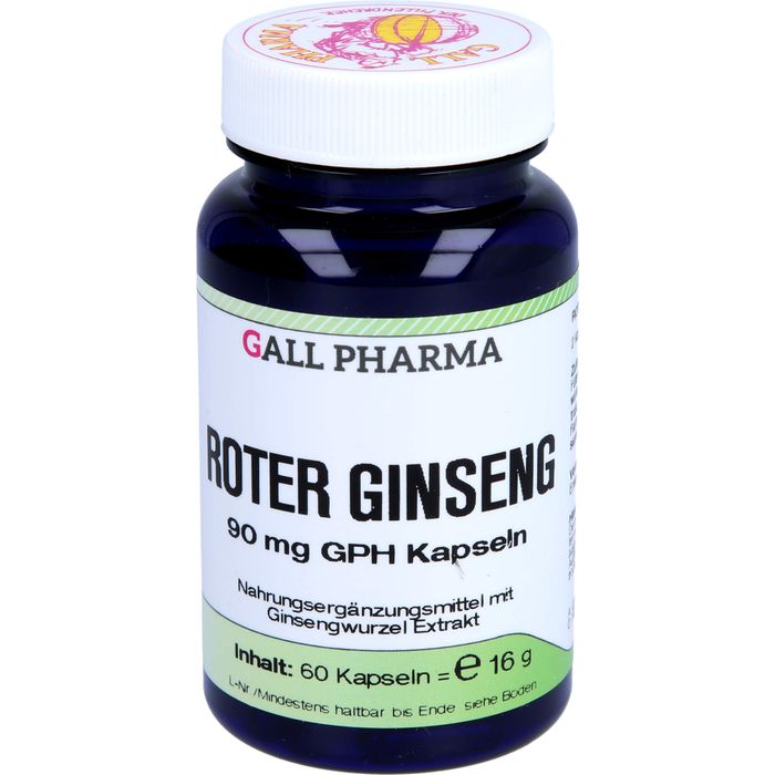 ROTER GINSENG 90 mg GPH Kapseln