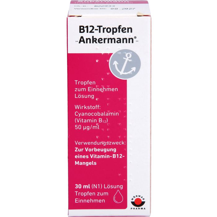 B12-Tropfen Ankermann® vegan 30 ml bei APONEO kaufen