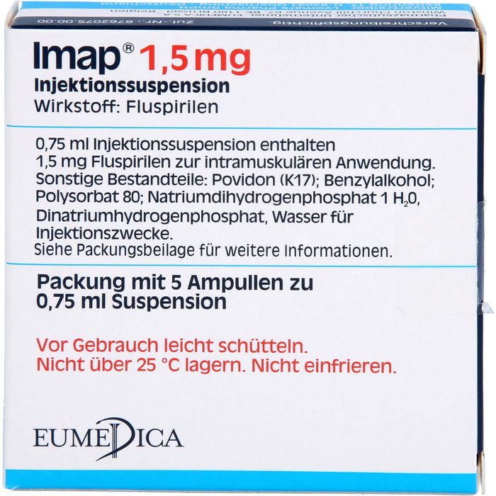 IMAP 1,5 mg Injektionssuspension Ampullen