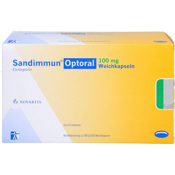 SANDIMMUN Optoral 100 mg Weichkapseln