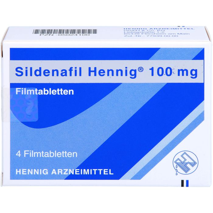SILDENAFIL Hennig 100 mg Filmtabletten