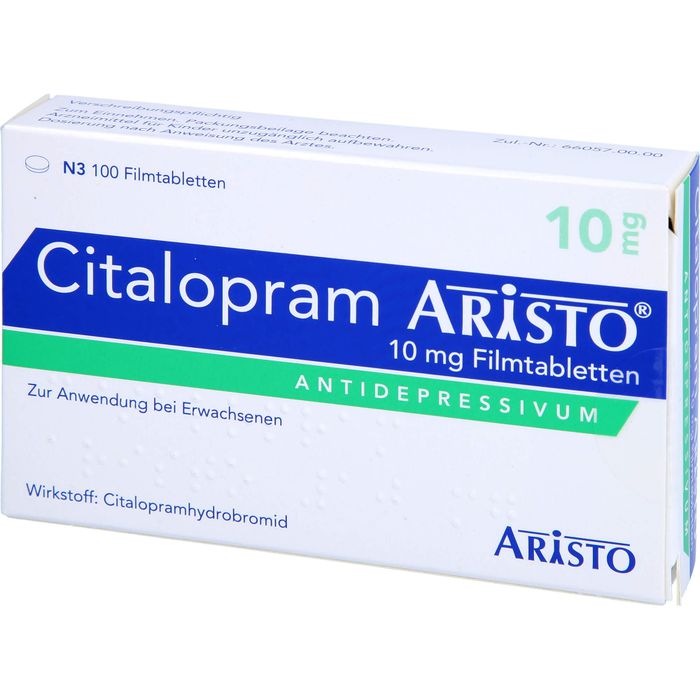 CITALOPRAM Aristo 10 mg Filmtabletten