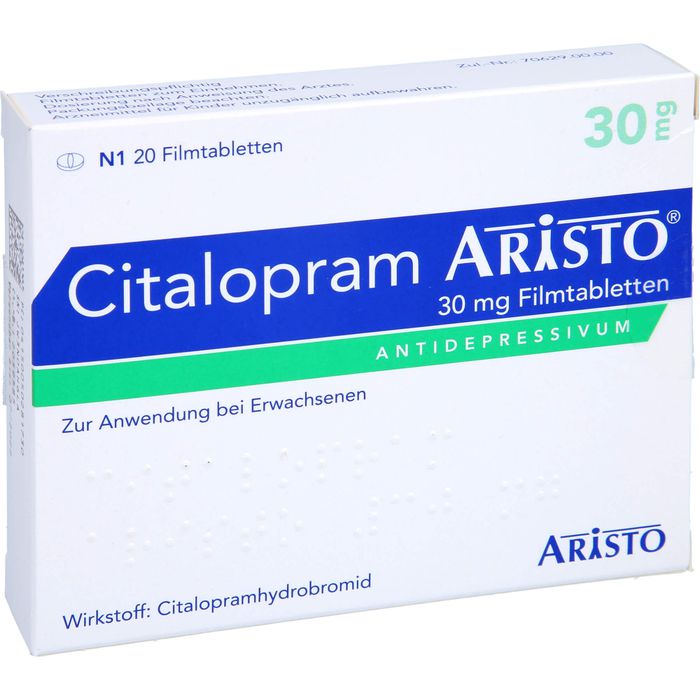 CITALOPRAM Aristo 30 mg Filmtabletten