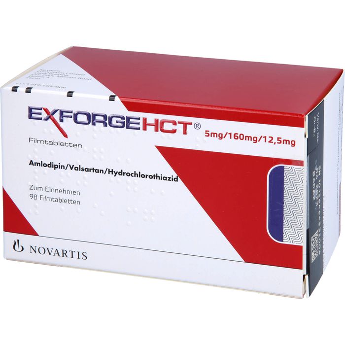 EXFORGE HCT 5 mg/160 mg/12,5 mg Filmtabletten