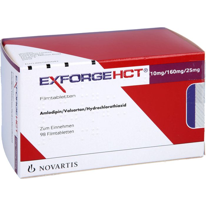 EXFORGE HCT 10 mg/160 mg/25 mg Filmtabletten