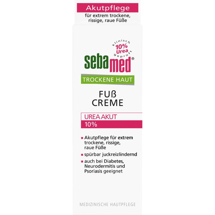 SEBAMED Trockene Haut 10% Urea akut Fußcreme