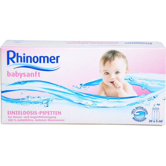 RHINOMER babysanft Meerwasser 5ml Einzeldosispip.