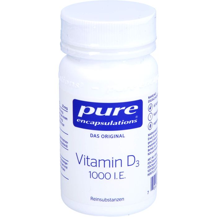 PURE ENCAPSULATIONS Vitamin D3 1000 I.E. Kapseln