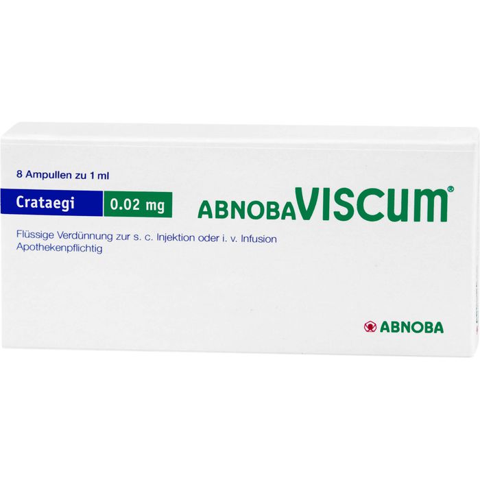 ABNOBAVISCUM Crataegi 0,02 mg Ampullen