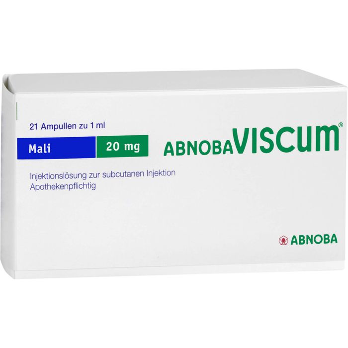 ABNOBAVISCUM Mali 20 mg Ampullen