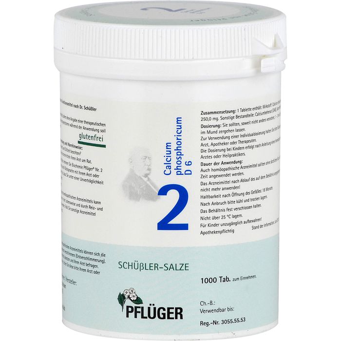 BIOCHEMIE Pflüger 2 Calcium phosphoricum D 6 Tabl.