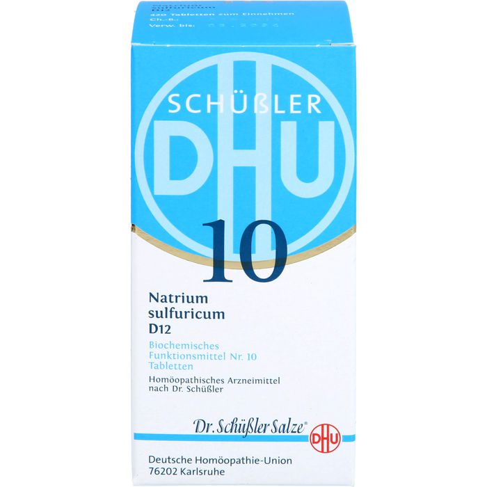 BIOCHEMIE DHU 10 Natrium sulfur.D 12 Tabletten