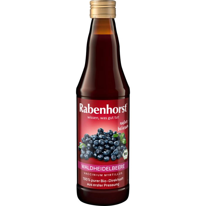 RABENHORST Heidelbeer Bio Muttersaft 330 ml - ELISANA