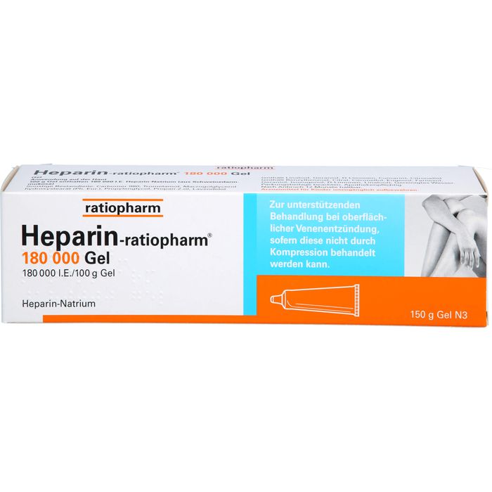 HEPARIN-RATIOPHARM 180.000 I.E. Gel