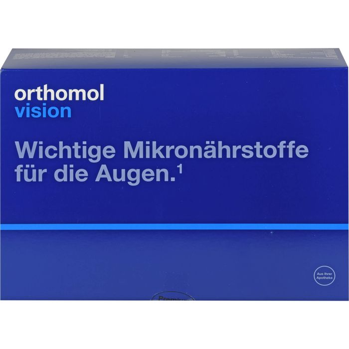 ORTHOMOL Vision Kapseln 90x3 Stück Nährstoffe für die Augen PZN 07142430 