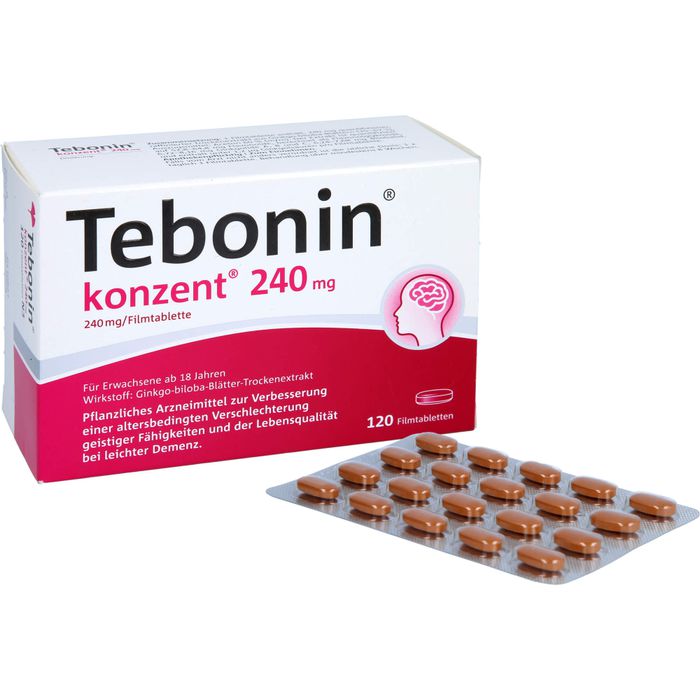 TEBONIN konzent 240 mg Filmtabletten