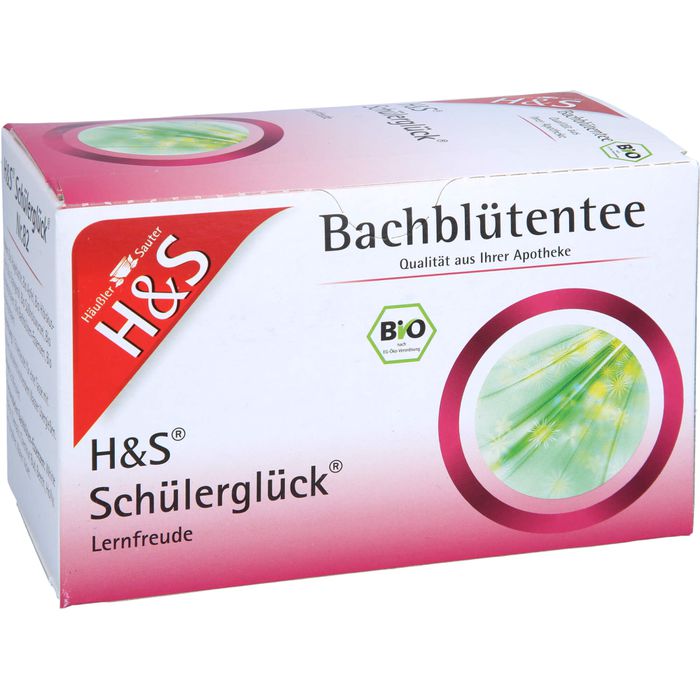 H&amp;S Bachblüten Schülerglück-Tee Filterbeutel