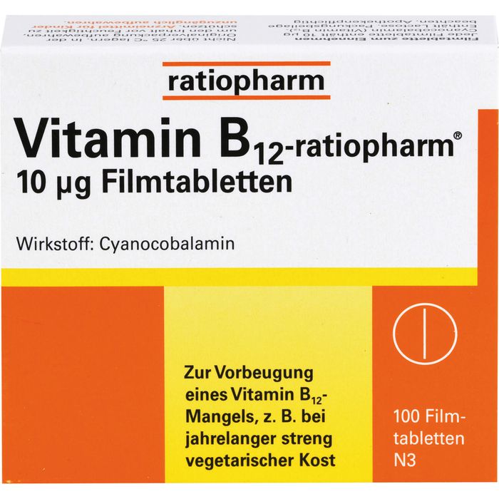 VITAMIN B12 ratiopharm 10 μg Filmtabletten
