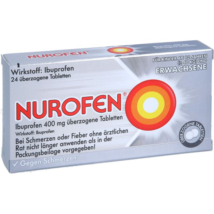 NUROFEN Ibuprofen 400 mg überzogene Tabletten