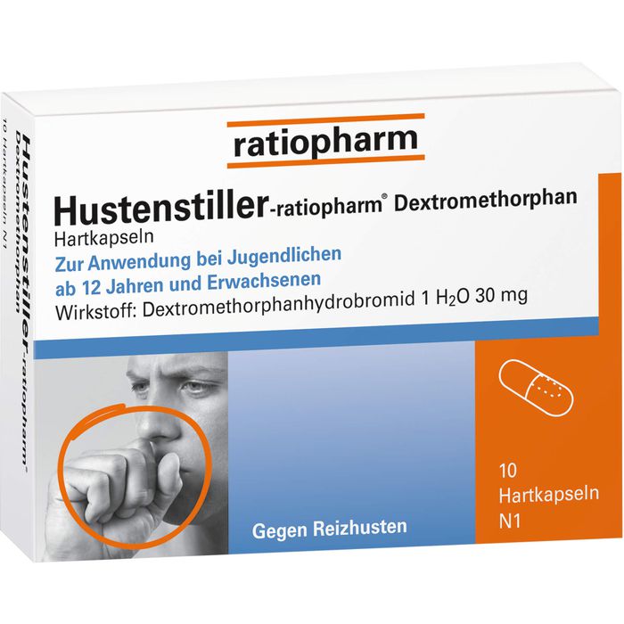 HUSTENSTILLER-ratiopharm Dekstrometorfan w kapsułkach