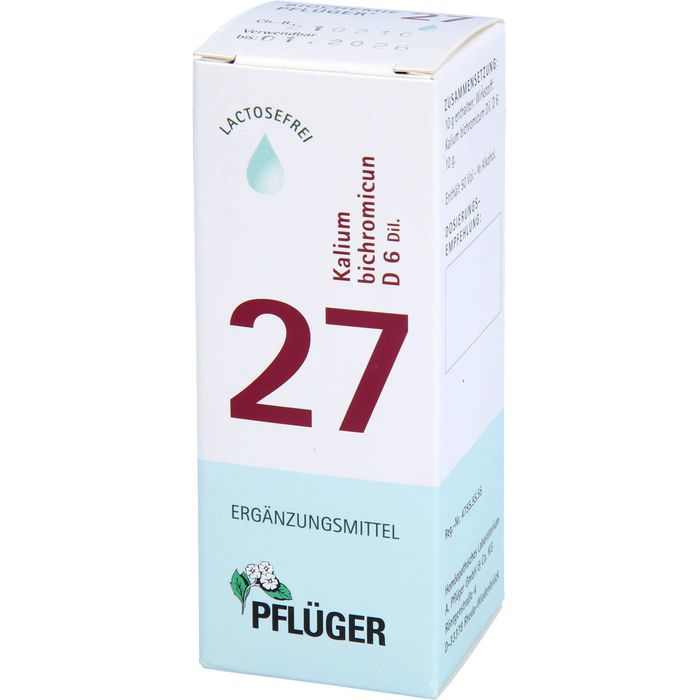 BIOCHEMIE Pflüger 27 Kalium bichromicum D 6 Tropf.